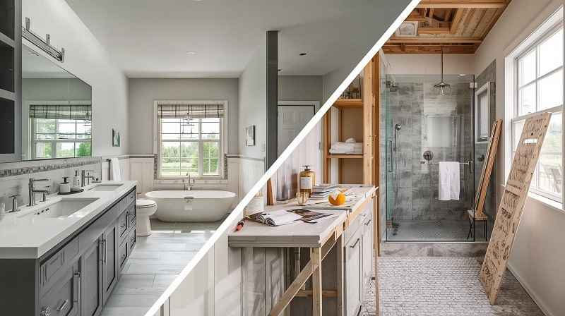 Bathroom Renovation vs Remodel