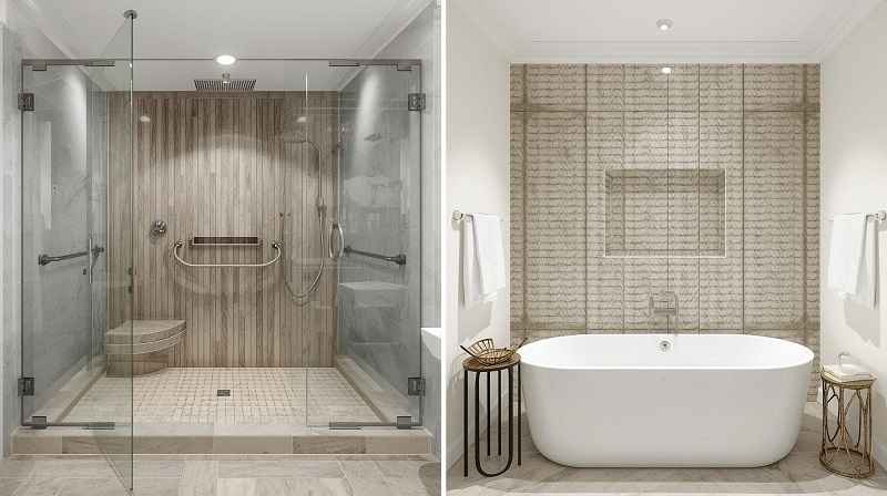 Walk-In Shower vs Tub